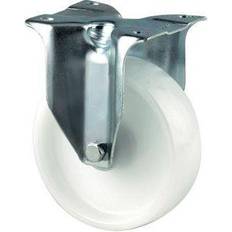 Telineet Tente Tente 3478POR100P62 Teollisuuspyörä nailonia, valkoinen, levy 105x85 mm 100 mm