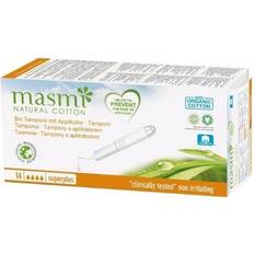 Assorbenti interni Masmi NATURAL COTTON Bio Tampons SuperPlus applikator 14 stycken