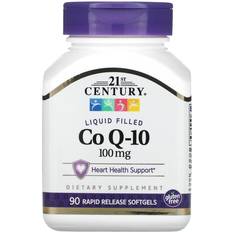 21st Century Liquid Filled CoQ-10, 100 mg, 90 Rapid Release