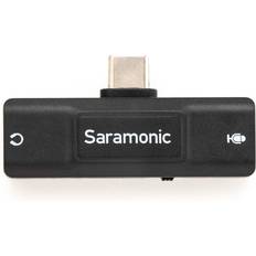 Tarjetas de sonido Saramonic SR-EA2U USB-C Audio Interface w/3.5mm Mic Input for TRS or TRRS Mics