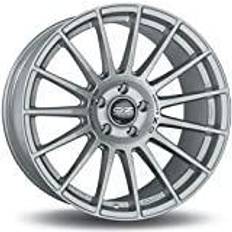 OZ Superturismo Dakar Matt Silver Black Lettering 10x20 5/120 ET40