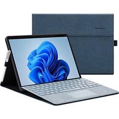 Omnpak-fodral Surface Pro 8-surfplatta, businessfodral pennhållare, multivisningsvinkel, Type