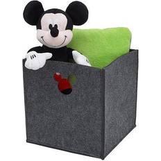 Disney Mouse Storage Bin In Grey 10in X 10in