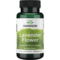Swanson Lavendelblomst 400 mg 60 Kapsler 60 stk
