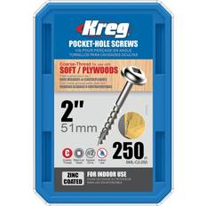No. 8 X 2 L Square Zinc-Plated Pocket-Hole Screw 250