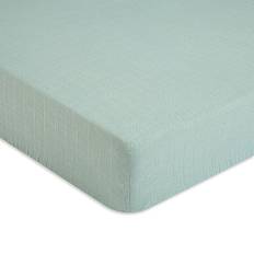 Crane Baby Cotton Muslin Crib Fitted Sheet