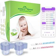40 Ovulation Strips and 10 Pregnancy Tests– Accurate Tracking with Premom APP 40LH 10HCG 50 Urine Cups(40ML)
