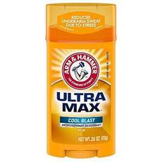 Arm & Hammer Ultra Max Invisible Solid Antiperspirant Deodorant, Cool Blast, 2.6 Oz