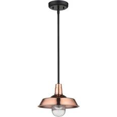 Copper Pendant Lamps Acclaim Lighting 1736 Burry with Flush Mount Kit Pendant Lamp