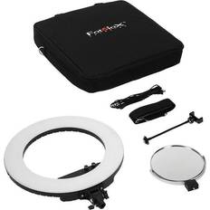 Fotodiox Selfie Starlite Vlog Bi-Color Ring Light Kit (Black, 18" VLOG-LED-RING-PRO-BLK