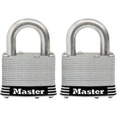 Gray Padlocks Master Lock Laminated Stainless Steel Shackle Keyed