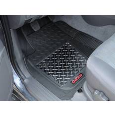 Car Interior All Weather Floor Mats Front Black DZ90710