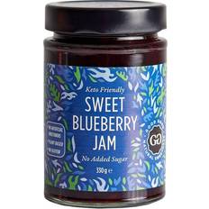 Keto Good Good Blueberry Jam Keto Friendly No Added Sugars 330g