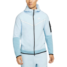 Nike Sportswear Tech Fleece Full-Zip Hoodie Men - Celestine Blue/Worn Blue/White