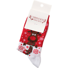 Christmas socks Jule Sweaters Rudolf's Christmas Socks Unisex - Red/White