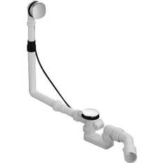 Bodenventile Duravit Siphon, Ab-Überlaufgarnitur QUADROVAL chrom Überlaufgarnitur)
