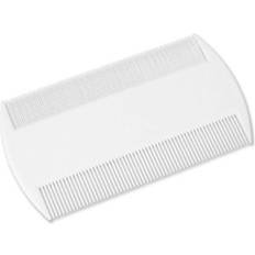 The Home Fusion Company Lice Nit Pet Flea Fine Tooth White Grooming Hair Comb