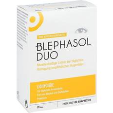 Alkoholfri - Wipes Rengöringskrämer & Rengöringsgels Théa Blephasol Duo 100 Lotion + 100 Cleaning Pads
