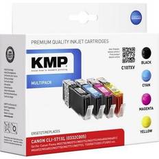 Cli 571 xl KMP Druckerpatronen C107XV Kompatibel Zu Canon CLI-571 XL - Schwarz/Cyan/Magenta/Gelb