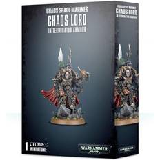 Warhammer 40k space marines Games Workshop Warhammer 40k: Chaos Space Marines Chaos Lord in Terminator Armour