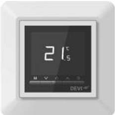 Danfoss Room Thermostats Danfoss Devi Timer-Thermostat OPTI 140F105 mit weißem Einfachrahmen, Thermostat, Weiss