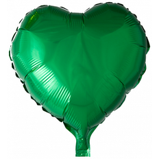 Grøn Folieballoner Globos Hjerteformet Folieballon, Grøn