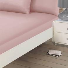 Brentfords Plain Bed Sheet Pink (190x91cm)