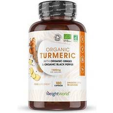 WeightWorld Certified Organic Turmeric with Black Pepper Ginger