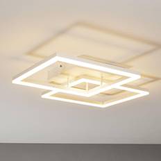 LED Plafoniere Fabas Luce Double Applique 4680 lm 650 mm Plafoniera