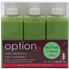 Toiletries Hive Options Tea Tree Cream Wax Roller Depilatory Wax Cartridges 80g
