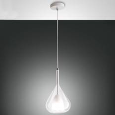 Illuminazioni Fabas Luce Hängelampe Transparent Lila E27 Dimmbar Lampada a Sospensione