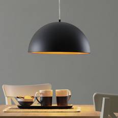 Fabas Luce Dingle Two-Tone Hanging Light Black Pendant Lamp