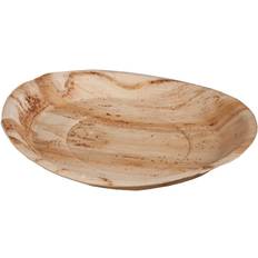 Fad Ø24 cm Bionedbrydelig Palmeblad,25 stk/ps (25 stk