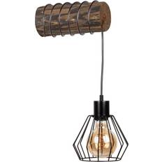 Gröna - Trä Vägglampor Envostar Various Vägglampa Dark Pine Väggarmatur