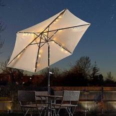 Cheap Ground Lighting GardenWize Smart Solar Parasol Solar String Ground Lighting