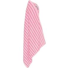 Bongusta Bongusta Naram baby poncho baby pink & ski patrol red