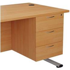 Work Benches on sale Jemini 3 Drawer Fixed Pedestal 400x500x495mm Beech KF79866