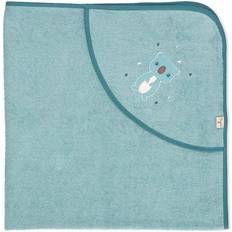 Kinder- & Babyzubehör Sterntaler Hooded bath towel with motif 100x100 Kalla uni blue melange