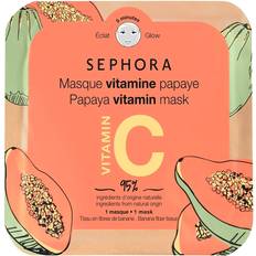 Sephora Collection Collection Vitamin Face Mask Fabric Face Mask Papaya Mask