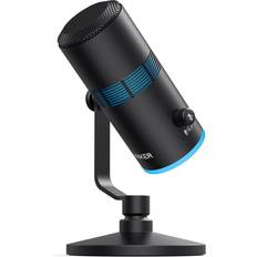 Gaming headphone Anker PowerCast M300, USB Microphone for pc, Vocals Quality in Streaming, Gaming, Twitch, YouTube, Headphone Output, gain Control and Mute, Plug and