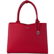 Rood - Vrouw Laptoptassen Business Bag crocodile 15.6" laptoptas voor dames -Burgundy