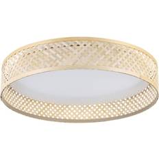 Bamboo Ceiling Flush Lights Eglo Luppineria Ceiling Flush Light 38cm