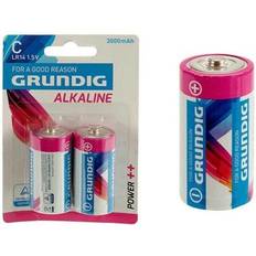 Grundig Batterier LR14 3000 mAh (2 pcs)