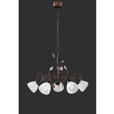 5 Pærer Pendler Trio Lighting Lysekrone 5L rustik Pendel