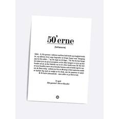 Dialægt 50'erne Definitions Plakat