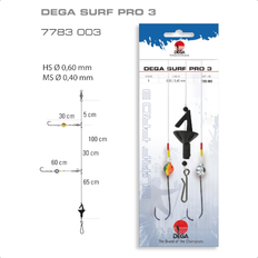Surfcasting-Rig DEGA-SURF Pro 3 Forfang