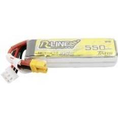 Tattu Tattu Modelbyggeri-batteripakke (LiPo) 7.4 V 550 mAh Celletal: 2 95 C Softcase