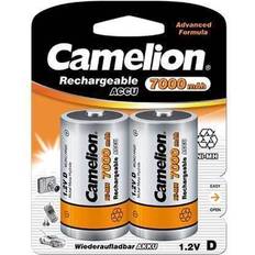 Batteri r20 Camelion 17070220 batteri (NiMH, Mono, R20 (D) 7 000 mAh, 2 er)