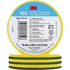 3M Temflextm El Vinyltape 165 Grøn/gul 19 Mm X 20 M