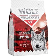 Wolf of wilderness soft Wolf of Wilderness 2 + 1 på köpet! 3 1 kg Classic/Soft - Adult - High Valley - Beef